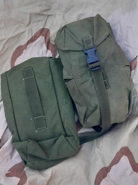 Brittien Vihre&auml; Trauma Pack tasku, hyv&auml;kuntoinen